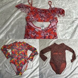 Cat & Jack girls swimwear bundle size 14/16